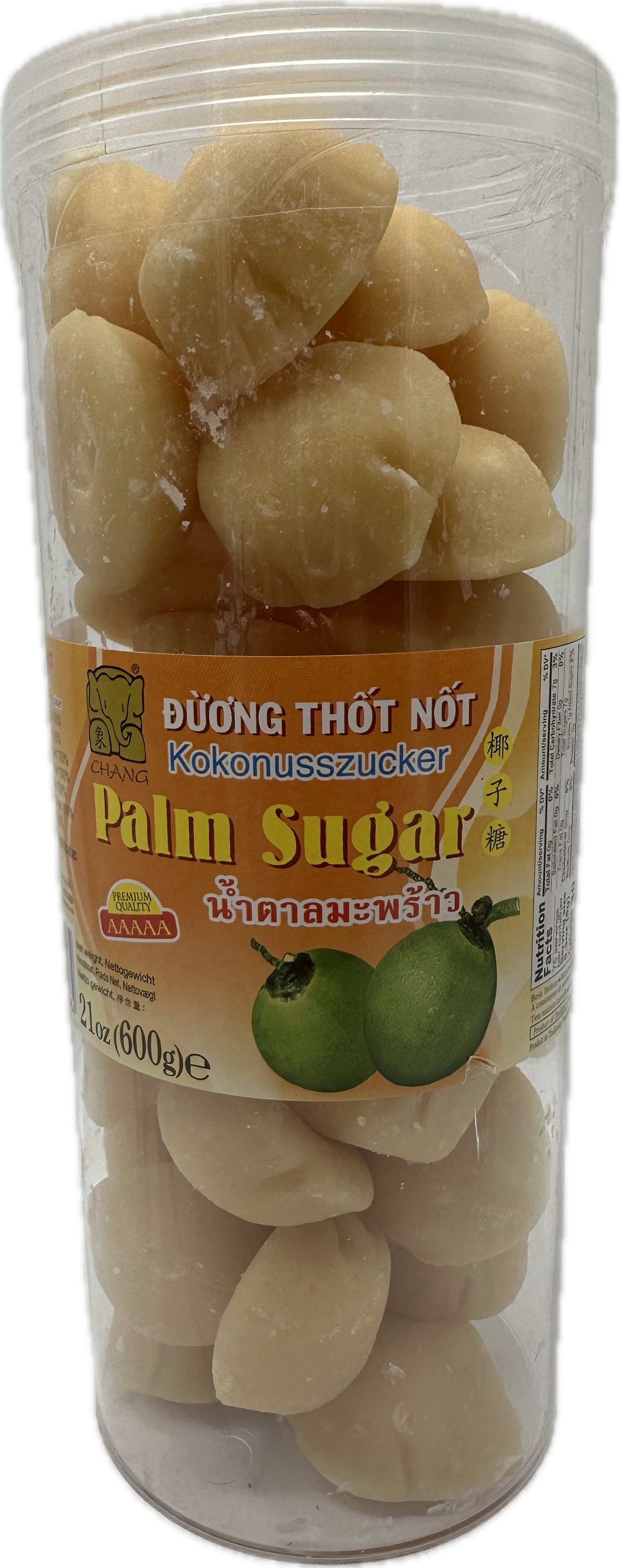 Chang Palm Sugar น้ำตาลมะพร้าว ตรางช้าง - 21oz