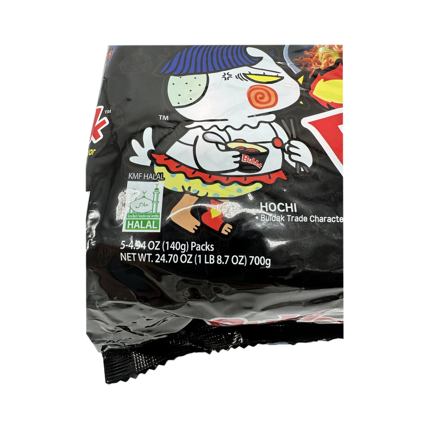 Samyang Buldak Spicy Chicken Flavor Stired- Fired Ramen, 4.94 oz (Pack of 5)