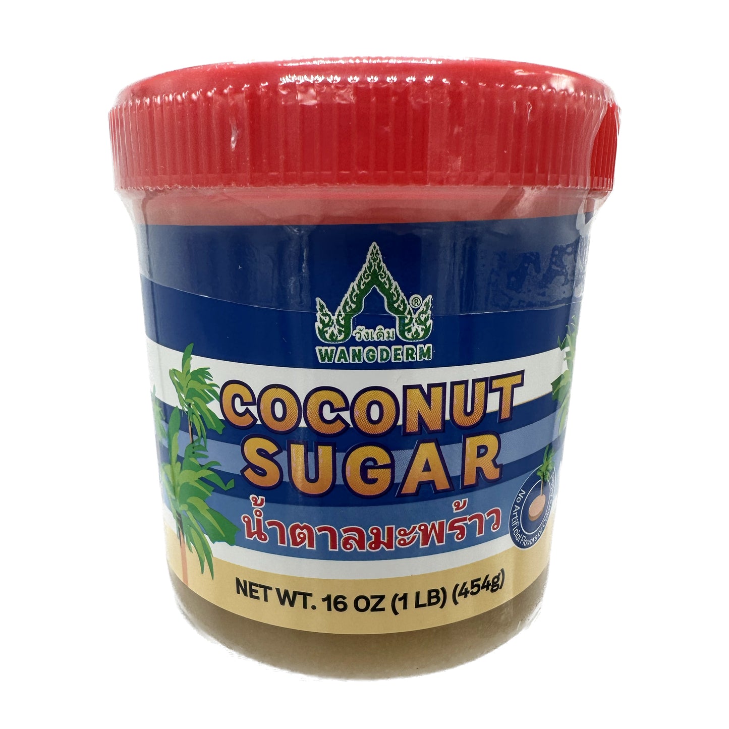 Wangderm Coconut Sugar น้ำตาลมะพร้าวตราวังเดิม - 16 oz