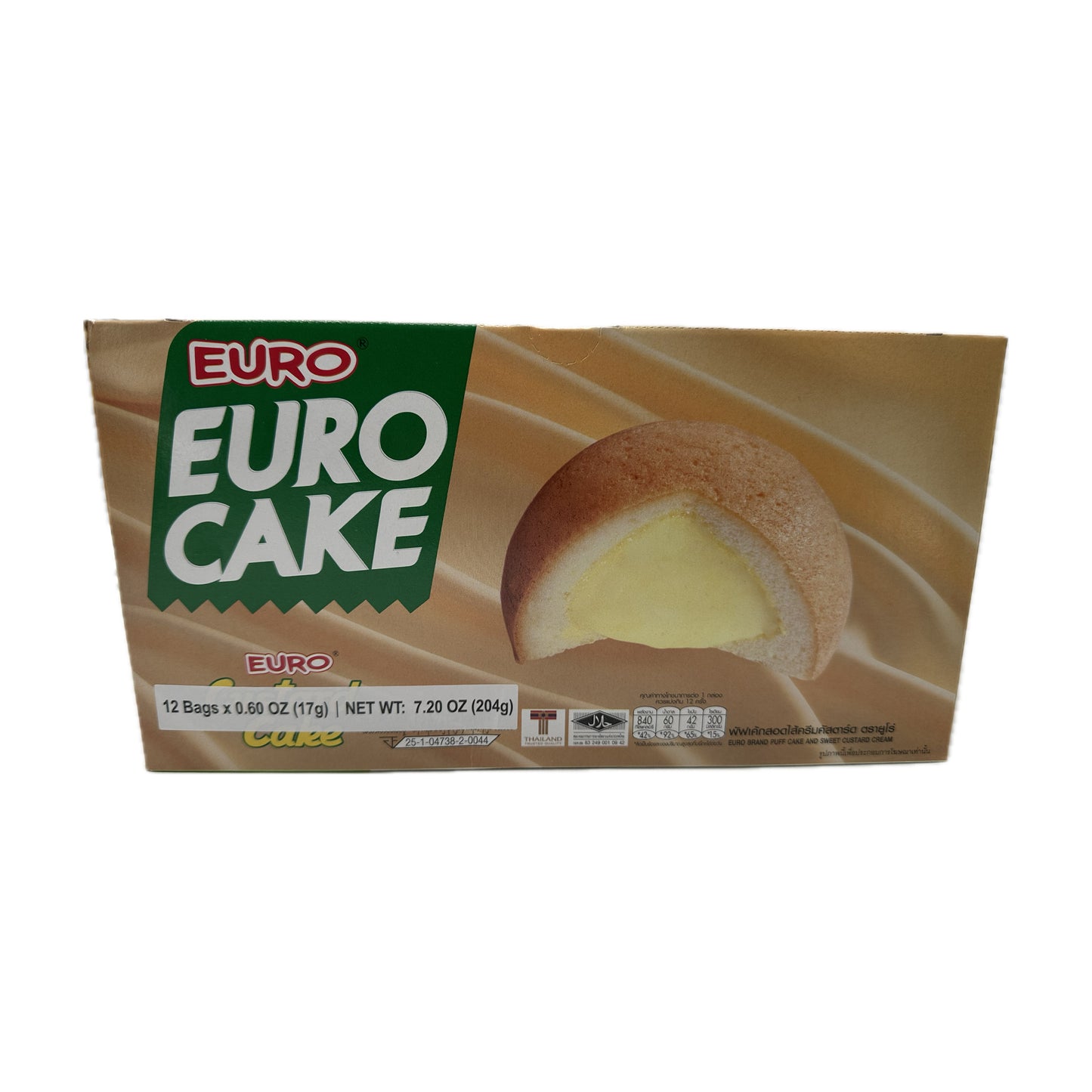 Euro Cake Variety of Flavors and Fillings ยูโร่เค้ก, 144-204g