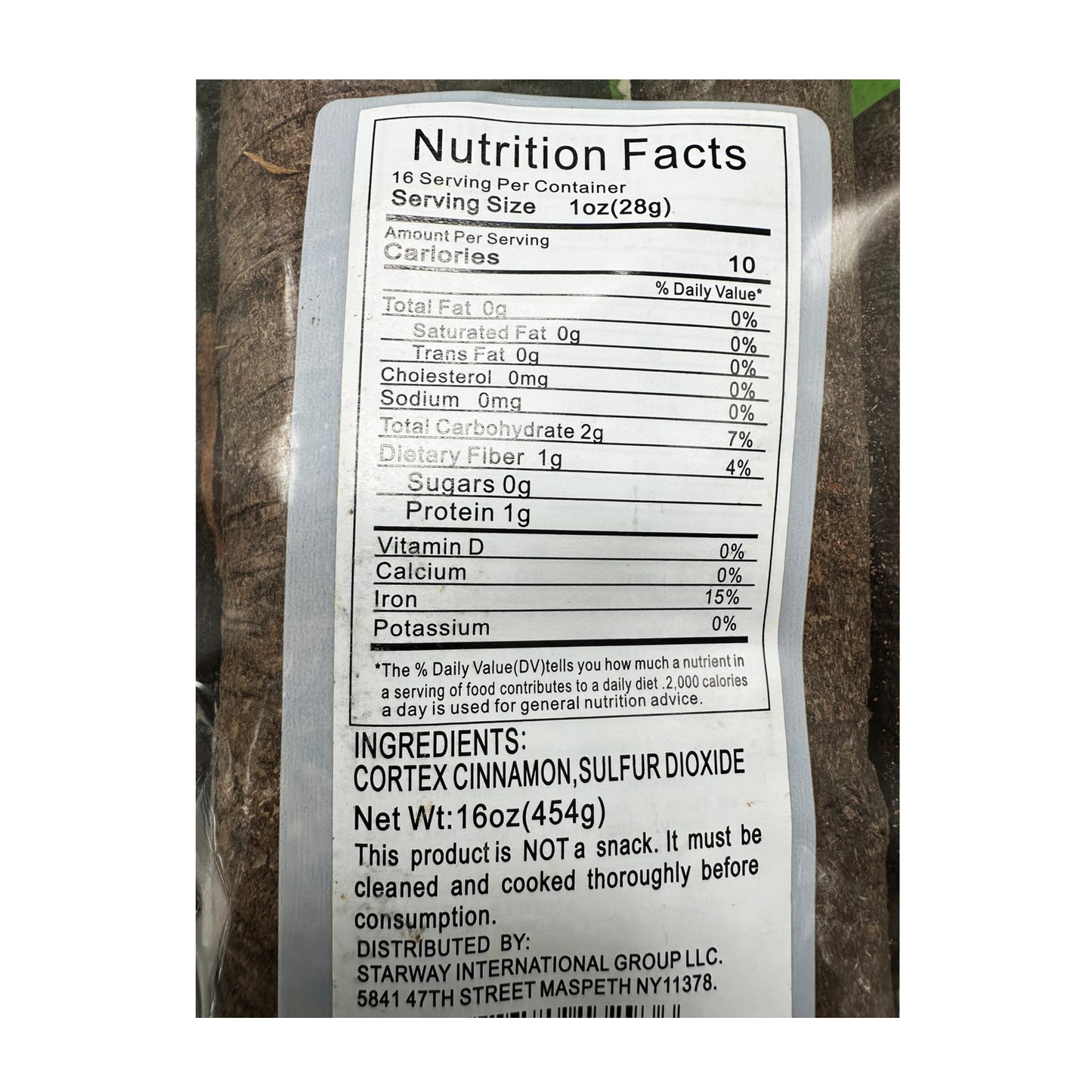 Peony Mark Dried Cortex Cinnamon - 16oz