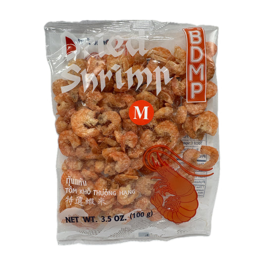 Dried Shrimp Original From Thailand  กุ้งแห้ง - 3.5oz