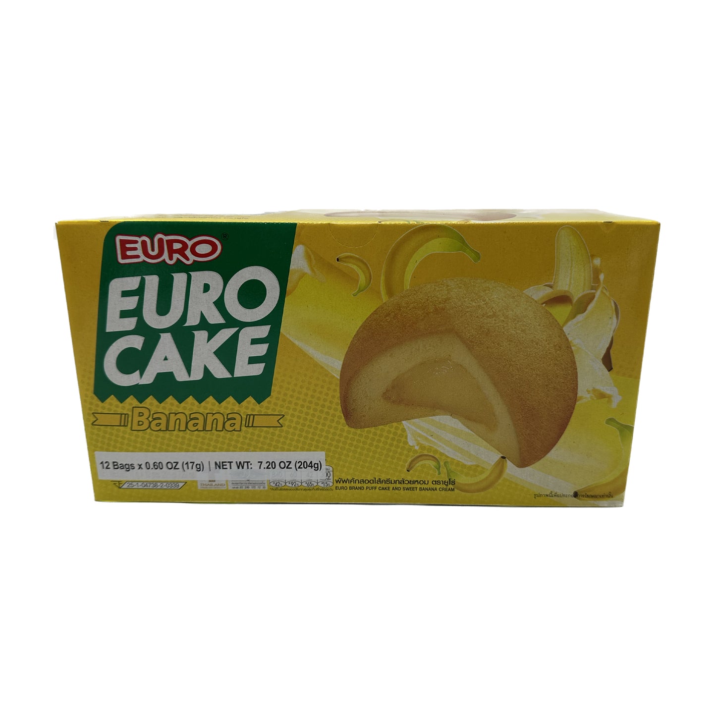 Euro Cake Variety of Flavors and Fillings ยูโร่เค้ก, 144-204g