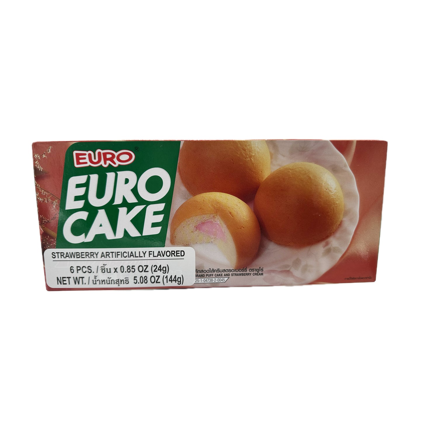 Euro Cake Variety of Flavors and Fillings ยูโร่เค้ก, 144-204g