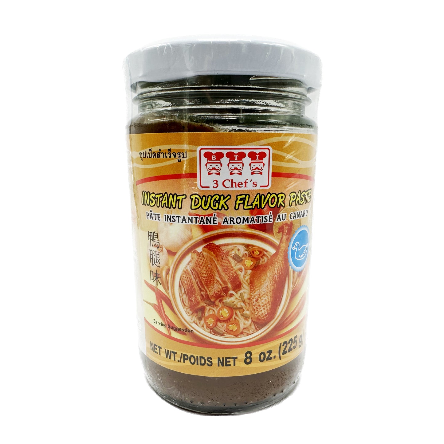 3 Chef's Instant Duck Flavor Paste ชุดเป็ดสำเร็จรูป - 8 oz