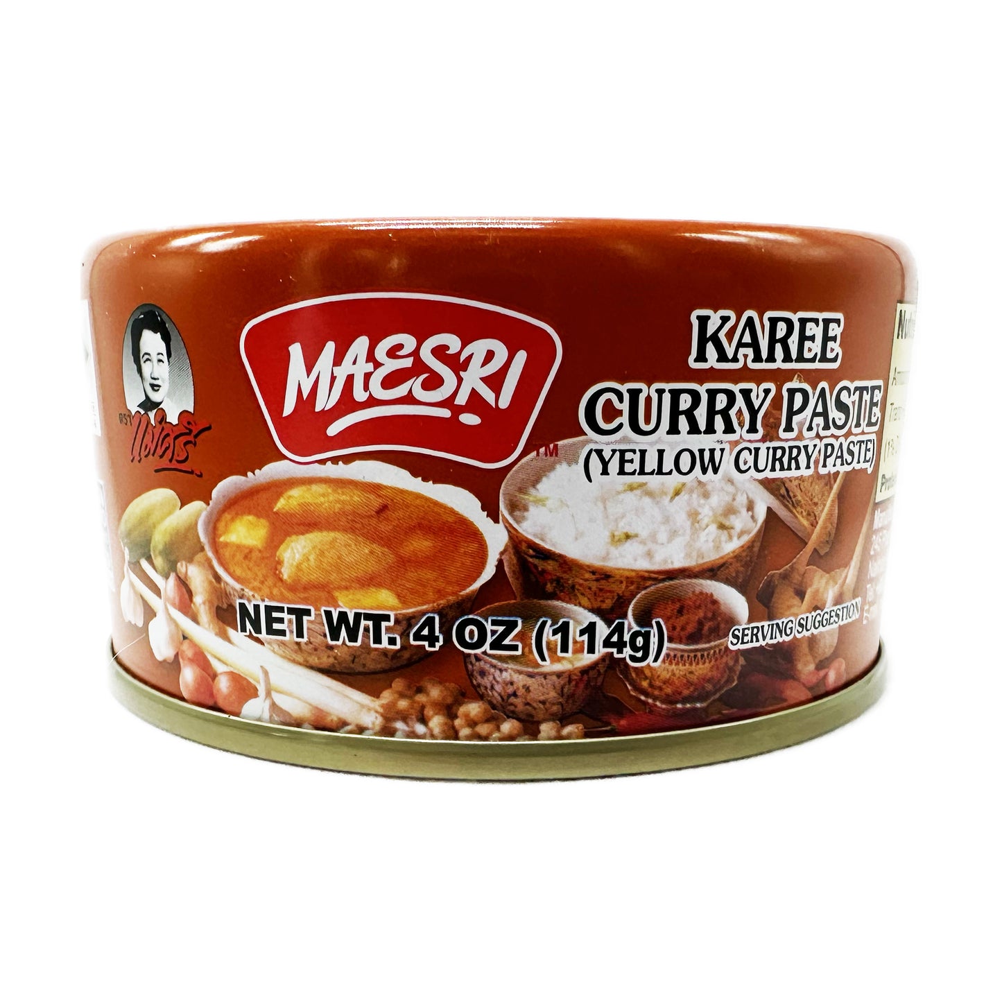 Maesri Karee Curry Paste (Yellow Curry Paste) น้ำพริกแกงกะหรี่ตราแม่ศรี - 4 oz