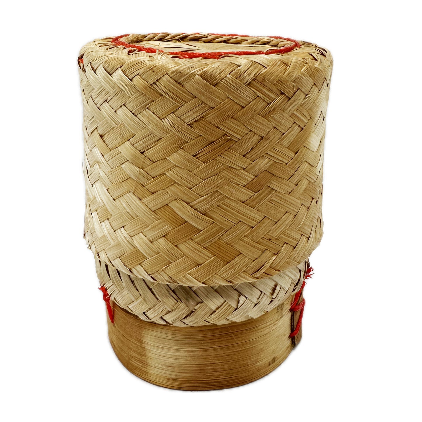 Sticky Rice Bamboo Box/Container/Basket, Thai Kratip กระติบข้าวเหนียว - Size 3"* 4.5"