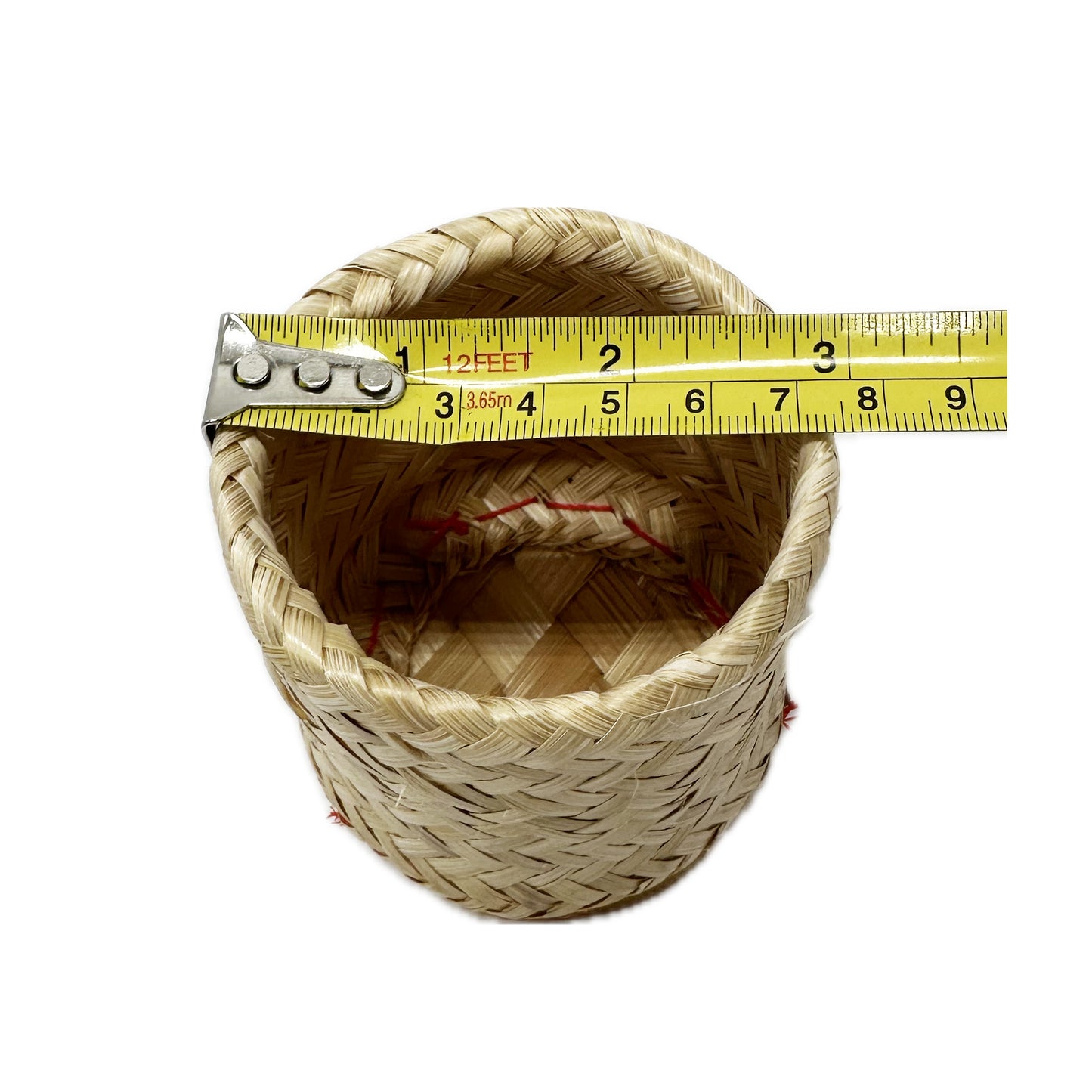 Sticky Rice Bamboo Box/Container/Basket, Thai Kratip กระติบข้าวเหนียว - Size 3"* 4.5"