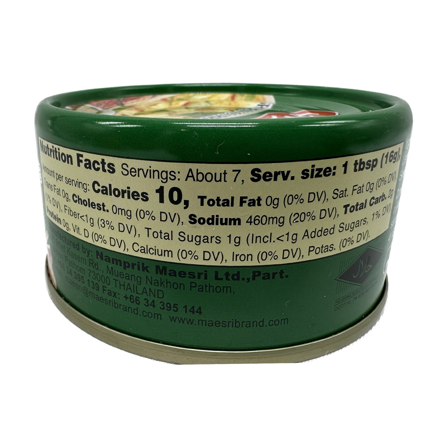 Maesri Green Curry Paste น้ำพริกแกงเขียวหวานตราแม่ศรี - 4 oz