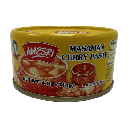 Maesri Masaman Curry Paste  น้ำพริกแกงมัสมั่นตราแม่ศรี - 4 Oz