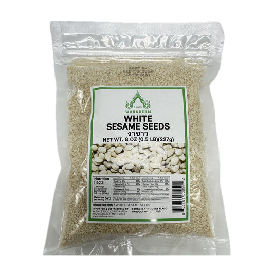 White Sesame Seeds by Wangderm งาขาว ตราวังเดิม - 8oz