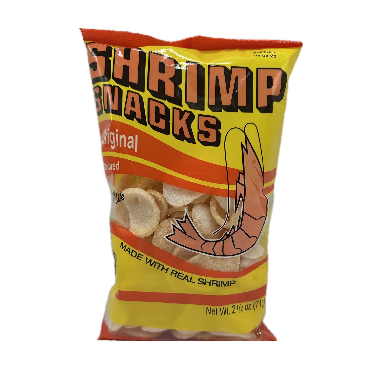 Shrimp Snack Chips Marco Polo Brand, Original Flavored -2.5oz