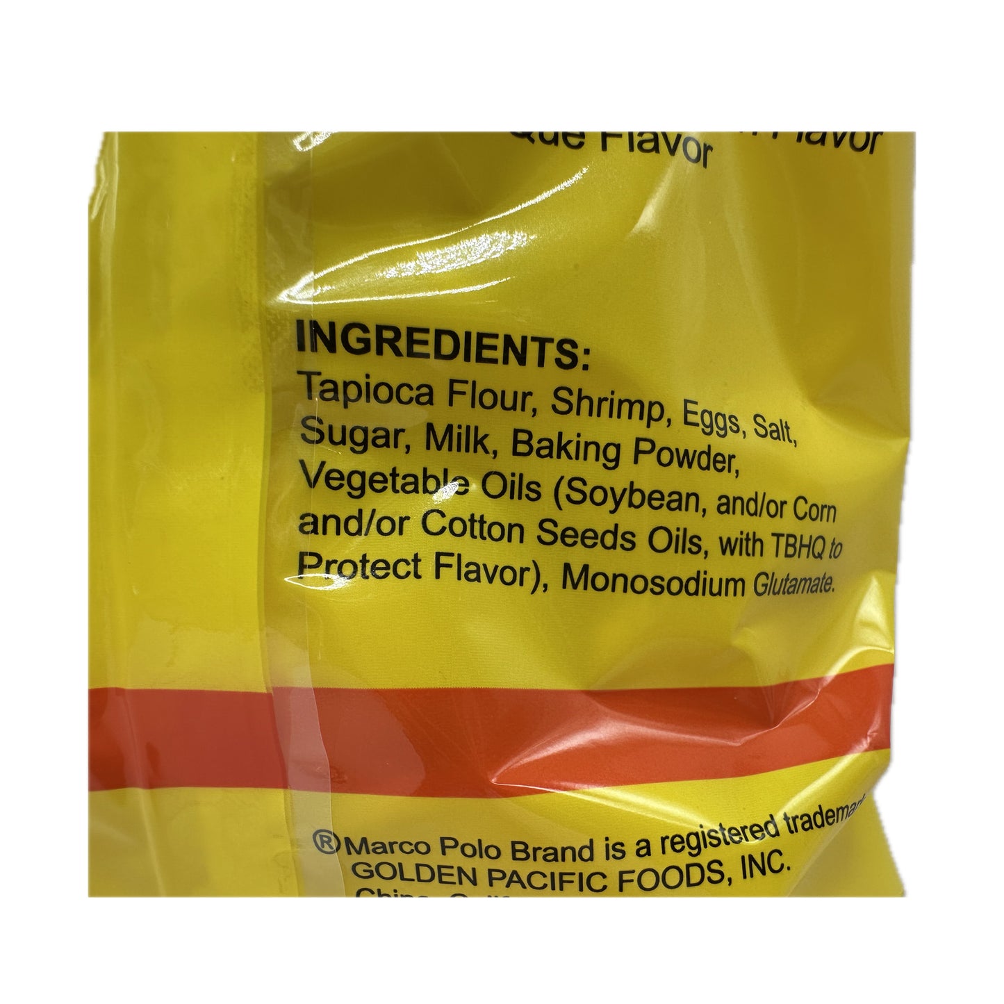 Shrimp Snack Chips Marco Polo Brand, Original Flavored -2.5oz