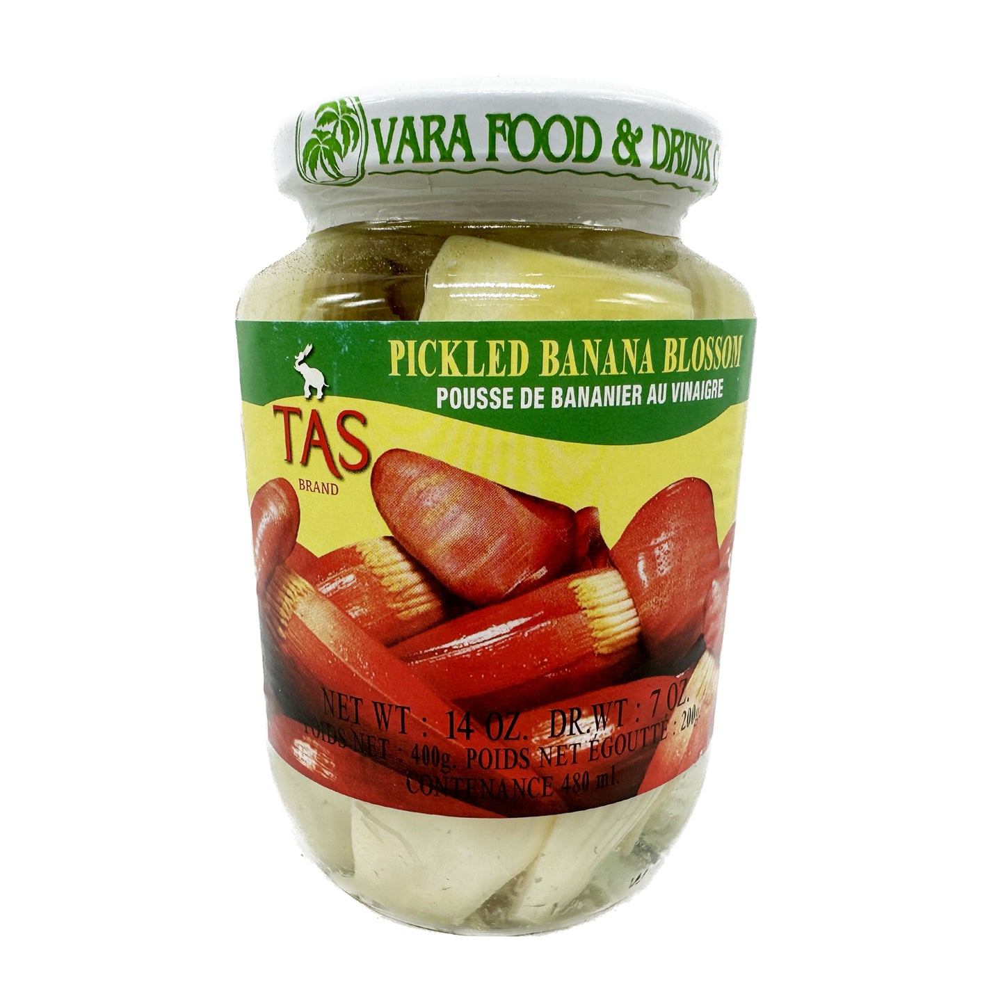 TAS Brand Pickled Banana Flower หัวปลี - 14oz