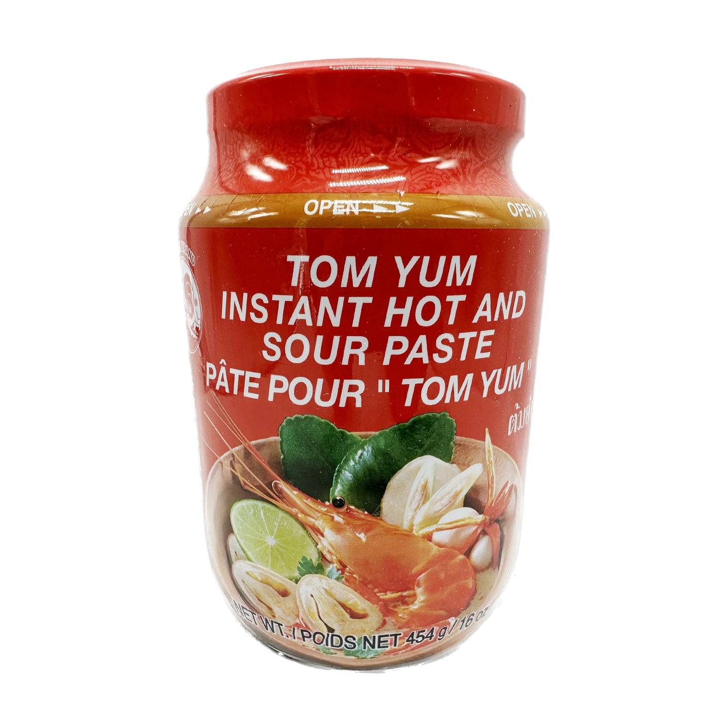 Cock Brand Tom Yum Instant Hot And Sour Paste เครื่องต้มยำสำเร็จรูป - 16 oz