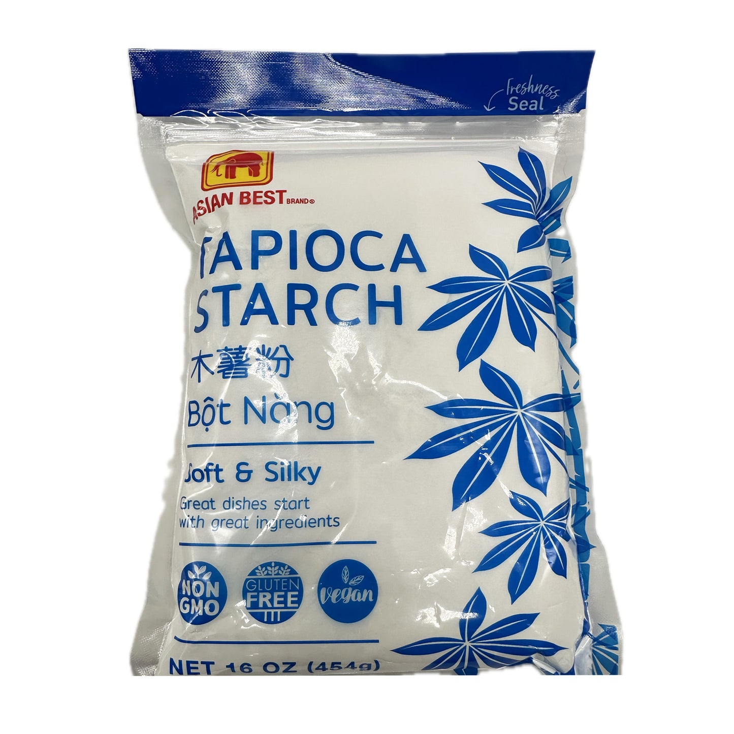 Tapioca Starch by Asian Best Brand แป้งมันสำปะหลัง เอเชี่ยน เบสท์ - 16 oz