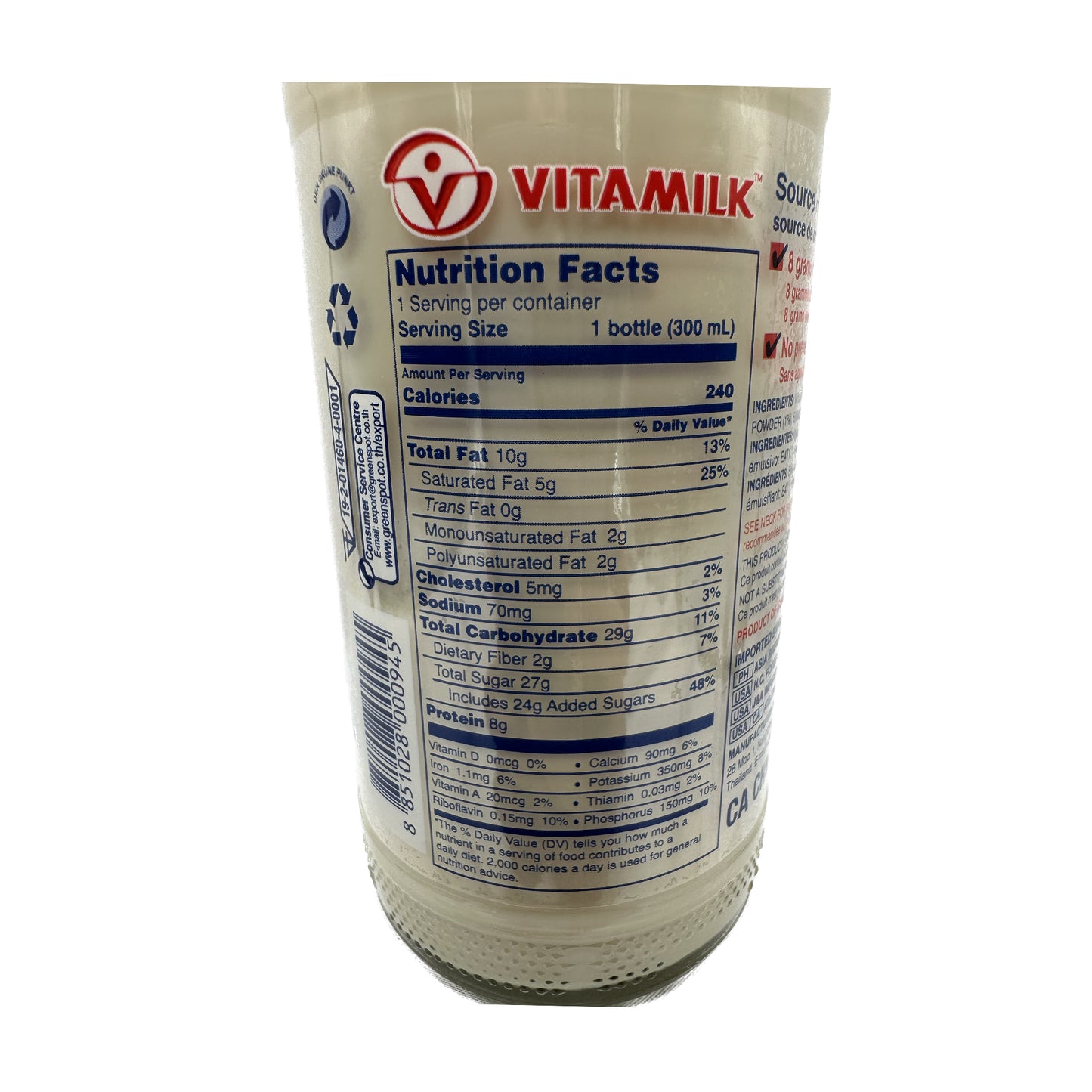 Vitamilk Soy Milk ไวตามิลค์ 6 pack- (10*6, 60 fl.oz)