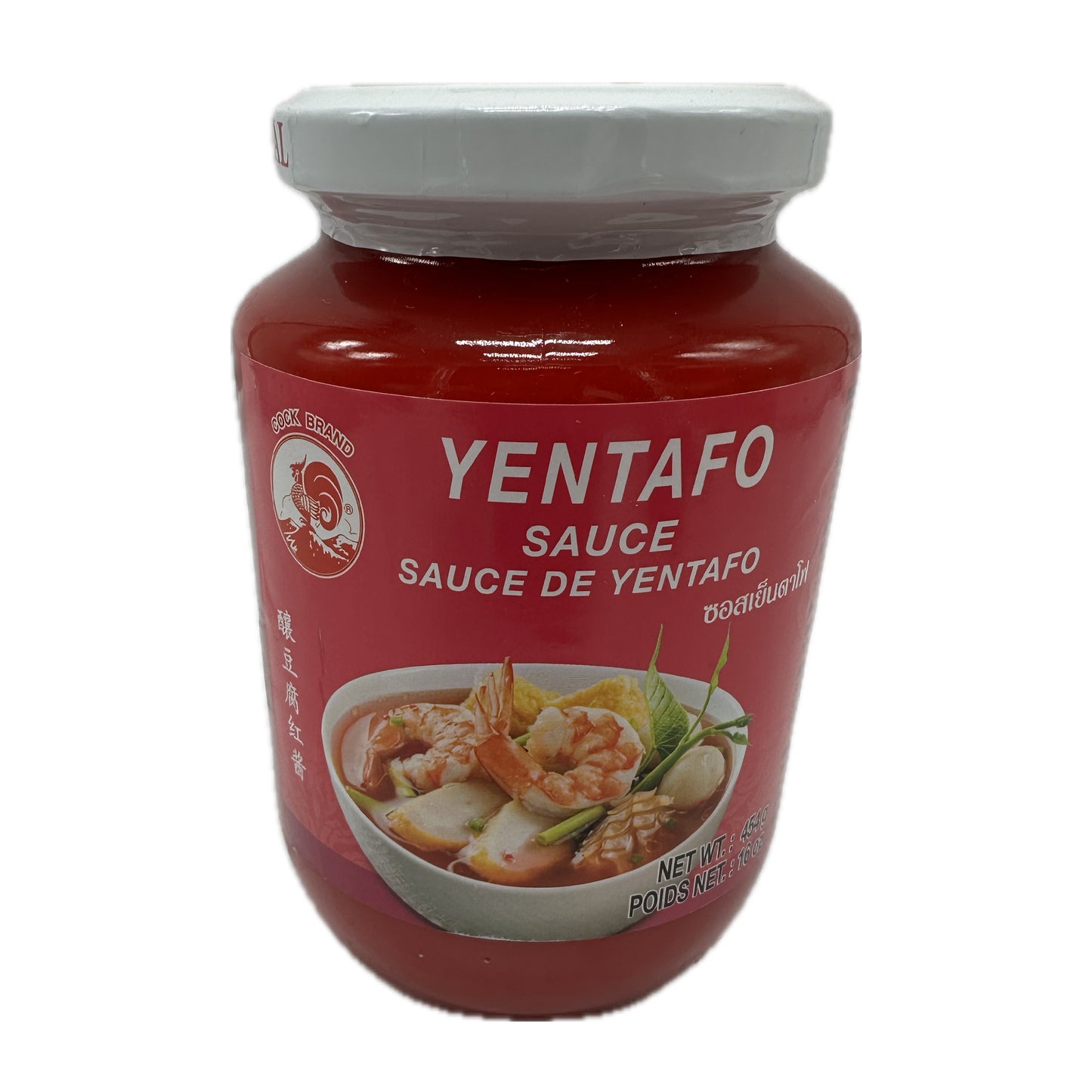 Cock Brand Yentafo Sauce ซอสเย็นตาโฟ ตราไก่ - 16 oz