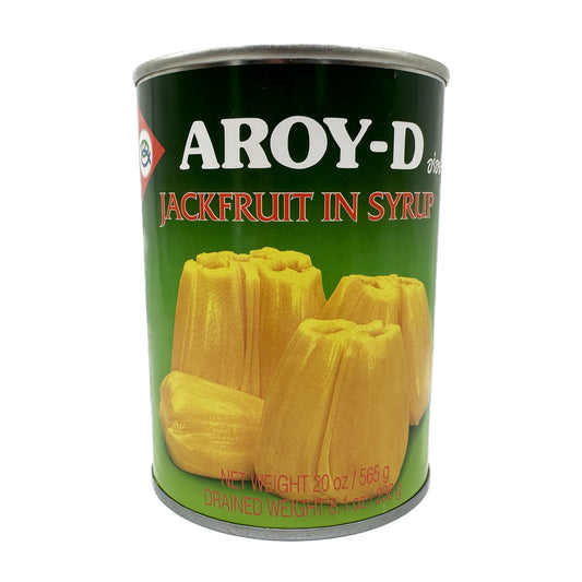 Aroy-D Jackfruit in Syrup เนื้อขนุนในน้ำเชื่อมตราอร่อยดี - 565g