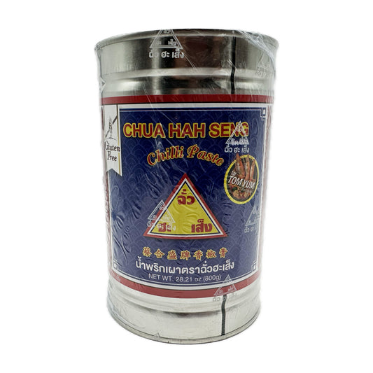 Chua Hah Seng Chilli Paste for Tom Yum Gluten Free น้ำพริกเผาตราฉั่วฮะเส็ง - 800g