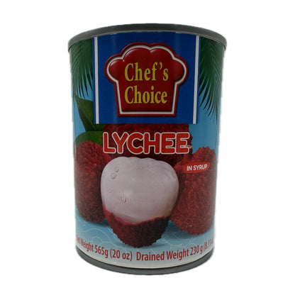 Chef's Choice Lychee in syrup ลิ้นจี่ในน้ำเชื่อม- 230g