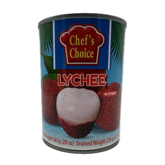 Chef's Choice Lychee in syrup ลิ้นจี่ในน้ำเชื่อม- 230g