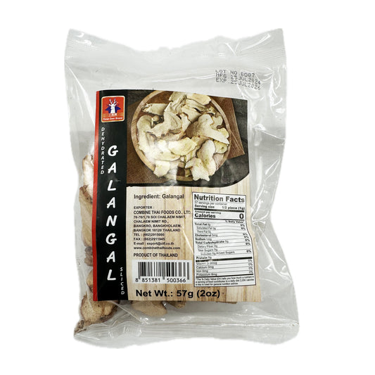 Dehydrated Galangal Sliced Three Dear Brand - 57g