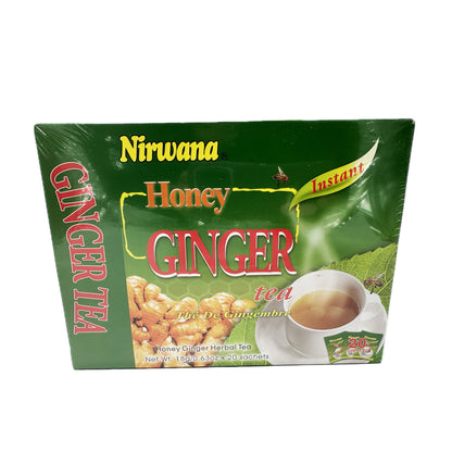 Instant Honey Ginger Herbal Tea Nirwana Brand - 18g * 20 Sachets