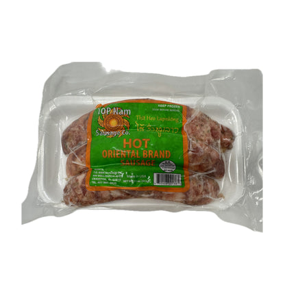 Hot Oriental Brand Sausage Top Nam Sausage Co. - 11oz