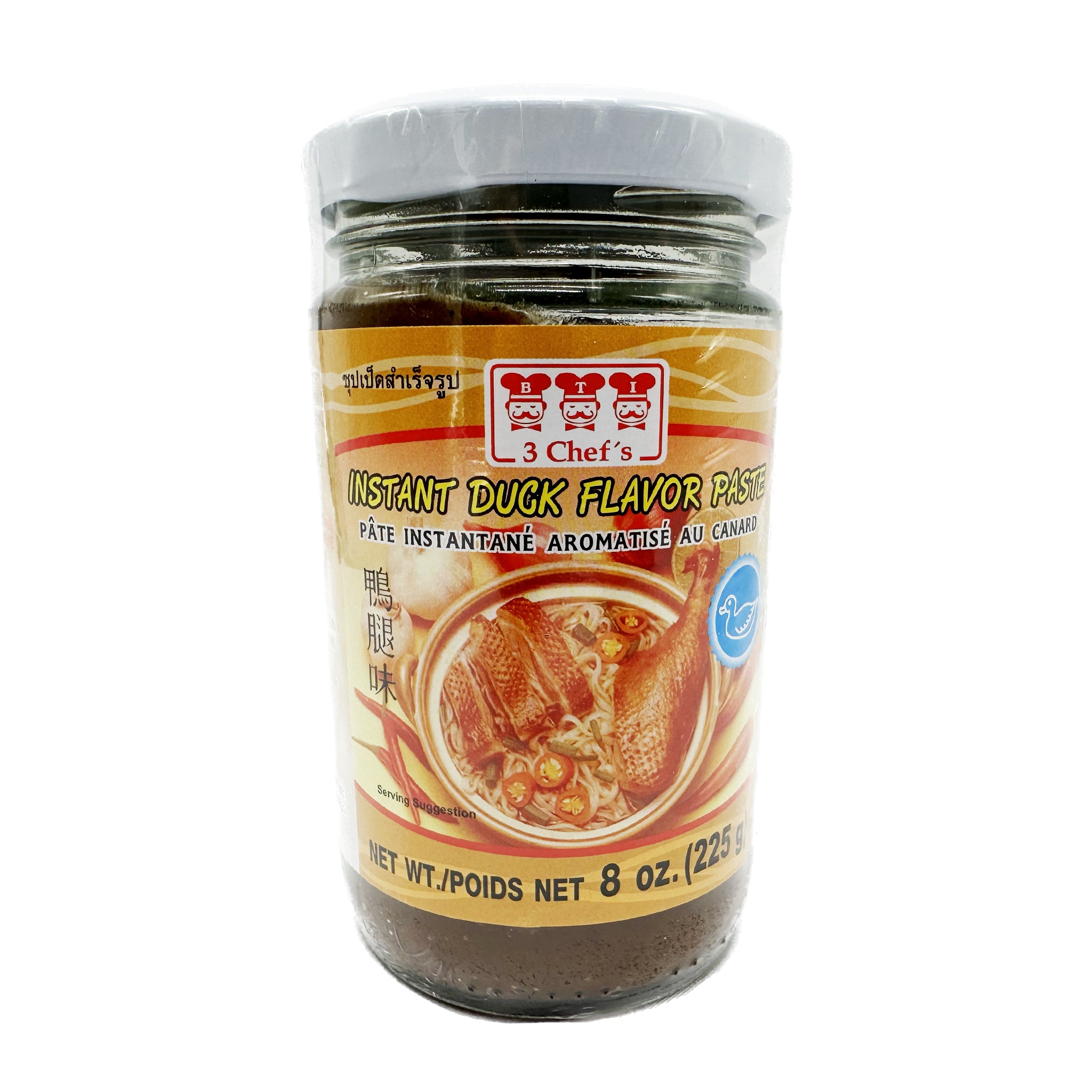 Instant Duck Base 3 Chef's Instant Duck Flavor Paste ชุดเป็ดสำเร็จรูป - 8 oz – DRAsianGrocery