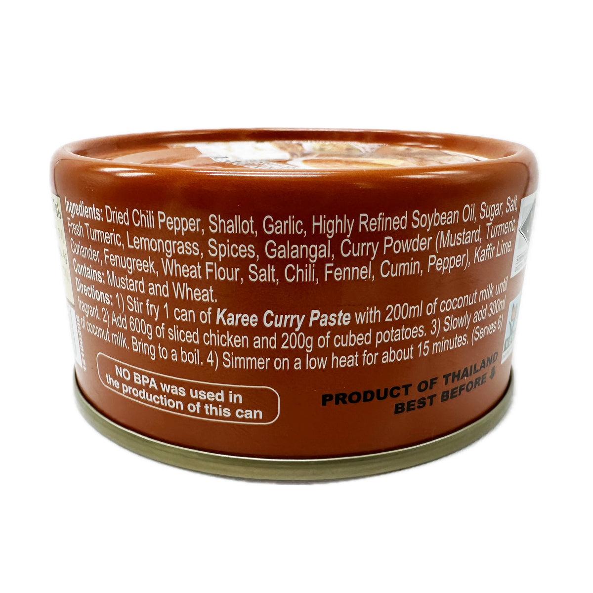 Karee Rice Maesri Karee Curry Paste (Yellow Curry Paste) น้ำพริกแกงกะหรี่ตราแม่ศร ...