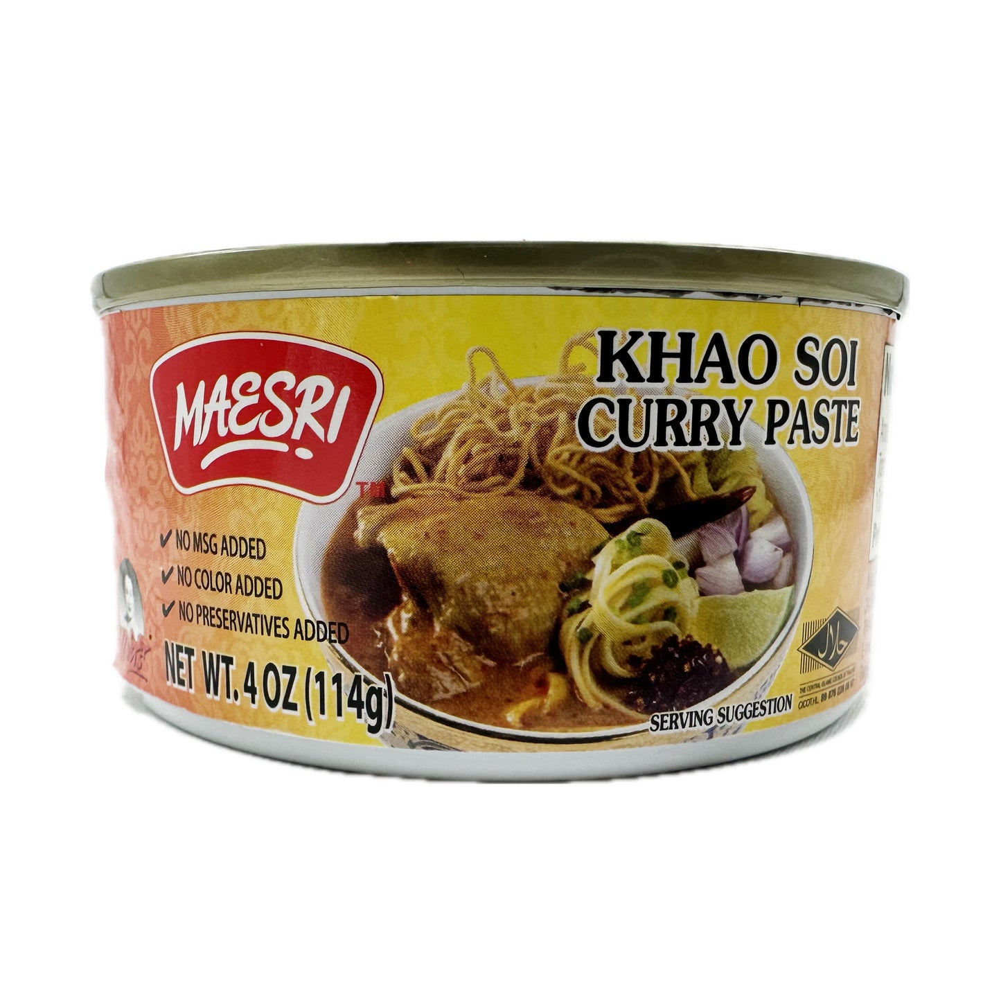 Maesri Khao Soi Curry Paste น้ำพริกข้าวซอย ตราแม่ศรี - 114g