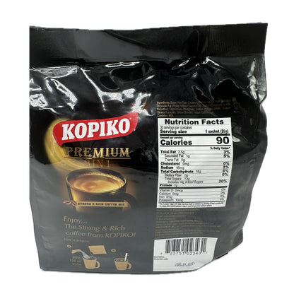 Kopiko Premium 3in1 Strong & Rich Coffee Mix - 21.1oz (0.7oz*30 sachets)