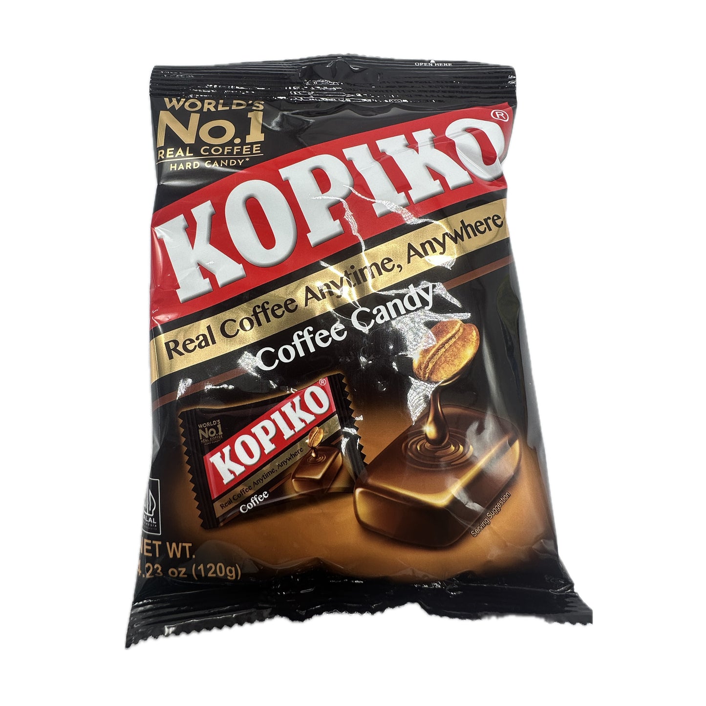 Kopiko Real Coffee Anytime, Anywhere Coffee Candy - 4.23oz