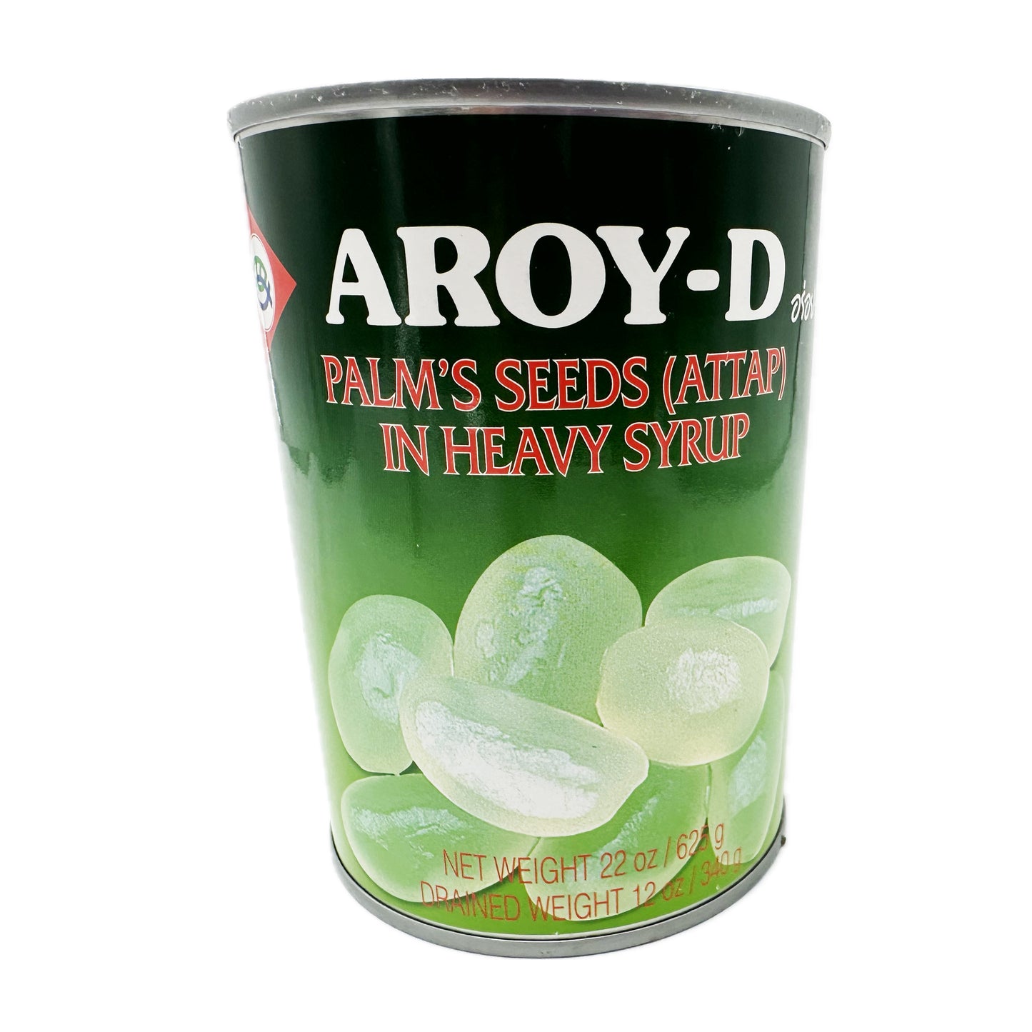 Aroy-D Palm's Seeds (Attap) in Heavy Syrup ลูกตาลกระป๋อง - 22oz