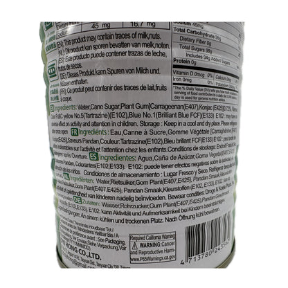 Mong Lee Shang  Pandan Flavored Jelly Ready to Eat Mix with Drink or Dessert วุ้นใบเตย - 19oz