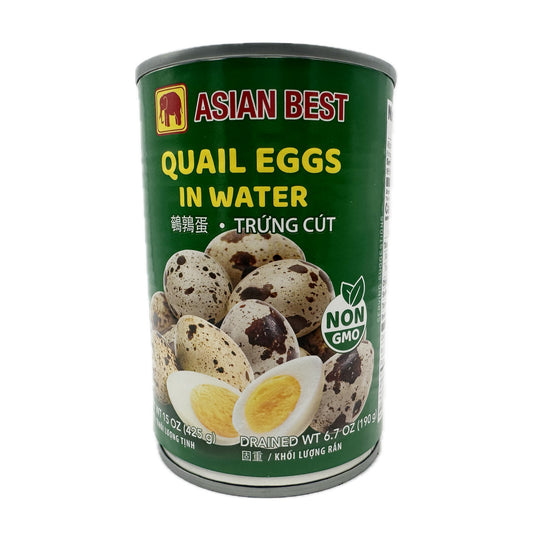 Quail Eggs in Water ไข่นกกระทาในน้ำ (khai nok krata nai nam) by Asian Best - 15oz