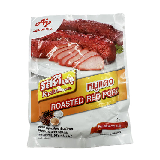 Roasted Red Pork RosDee Menu ซอสหมักหมูแดงปรุงสำเร็จชนิดผง รสดีเมนู - 80g