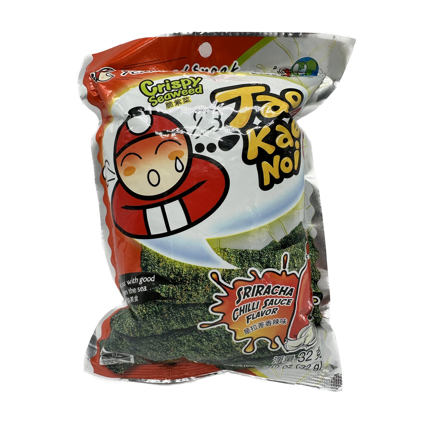 Taokaenoi Crispy Seaweed เถ้าแก่น้อย - 32g & 24g