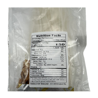 Noodle Ubon Style ก๋วยจั๊บพร้อมปรุง(เส้นอบแห้ง) ต้มจั๊บอุบล - 90g