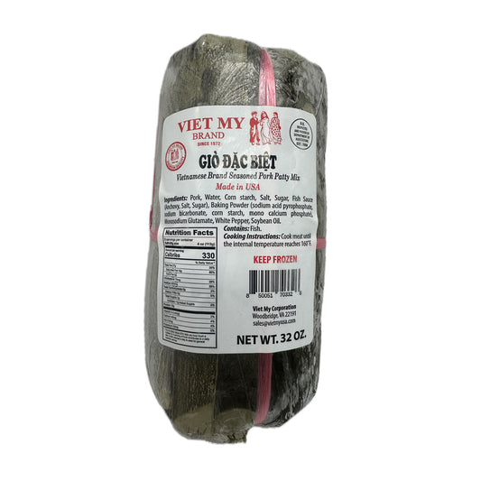 Vietnamese Brand Seasoned Pork Patty Mix by Viet My หมูยอ - 32 oz