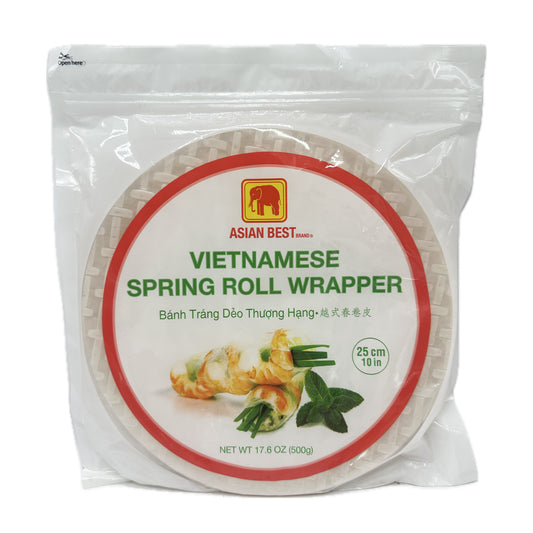 Vietnamese Spring Roll Wrapper Asian Best Brand 10in - 500g