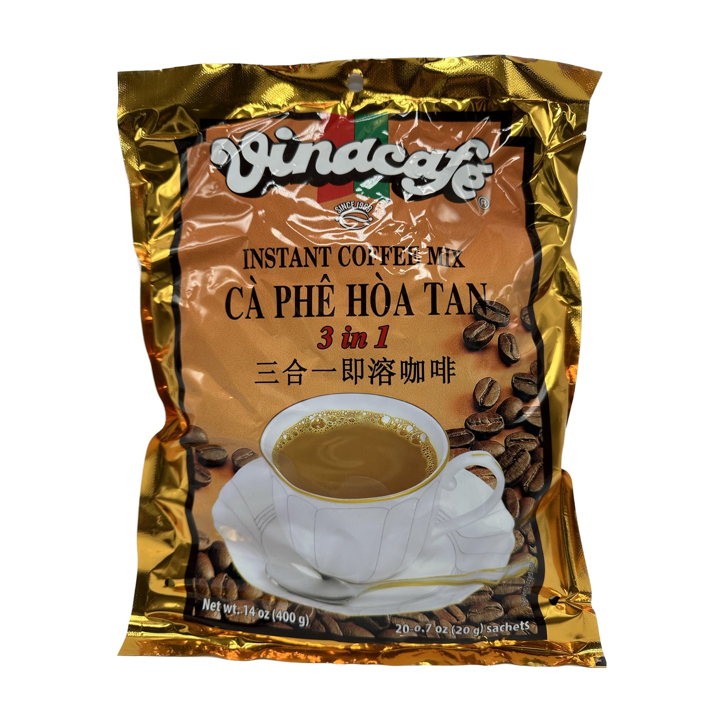 VINACAFE Instant Vietnamese Coffee MIX 3 IN 1 - 400g