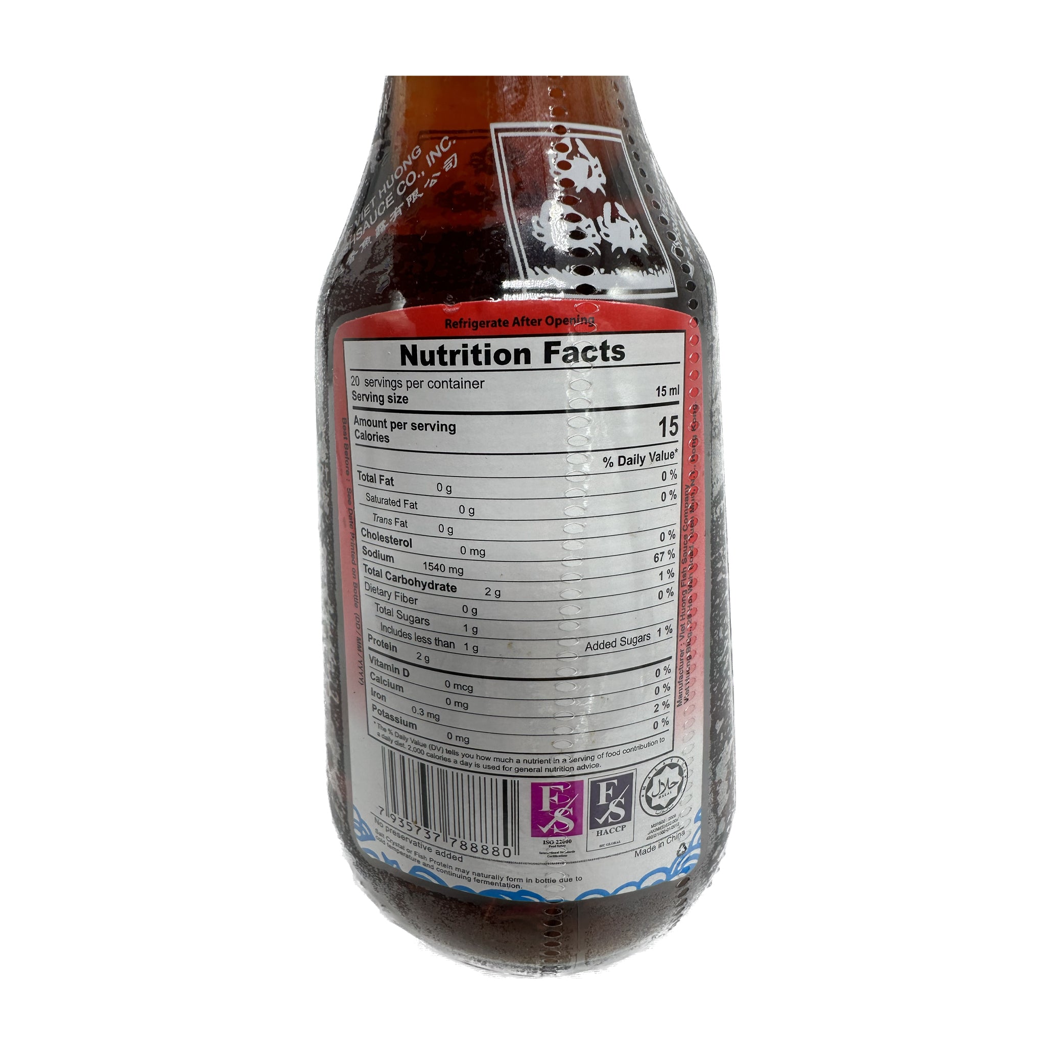 Three Crabs Brand Fish Sauce (Nuoc Mam Nhi) – 10.14 Oz – Exp Nov 2025